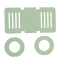 Miniatyrbillede 3 af 10: 3STK Hamster Warping Board Springbræt GRØN 3STK 3STK Green 3Pcs-3Pcs
