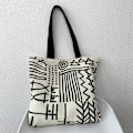 Miniatyrbillede 5 af 10: Kvinders taske med stor kapacitet Cute Style Canvas Tote Bag C C C