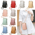 Miniatyrbilde 1 av 10: Kvinner Mobiltelefon Veske Crossbody Bags Reise skulderveske Light Green