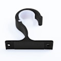 Miniatyrbillede 3 af 9: 2stk Gardinstangsholder Installationskrog SORT black