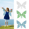 Pikkukuva 9 / 10: Keiju Butterfly Wings Keijutonttu Prinsessa Enkeli PINK-A PINK-A Pink-A
