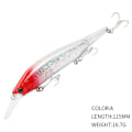 Miniatyrbilde 1 av 10: synkende Minnow Baits fiskekroker A A A