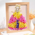 Miniatyrbilde 3 av 10: Poke Art DIY Lekeutstyr Utdannende Poke Maling ROSA Pink