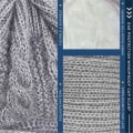 Miniatyrbilde 4 av 10: Integrert Cap Skjerf Beanie Hat Skjerf WINE RED Wine red