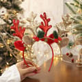 Miniatyrbilde 9 av 10: 2 stk Julepannebånd Xmas Hodeplagg GULL TYPE A TYPE A Gold Type A-Type A