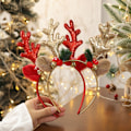 Pikkukuva 9 / 10: 2kpl Joulupääpanta Xmas Päähineet PUNAINEN TYYPPI A TYYPPI A Red Type A-Type A