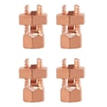 Miniatyrbillede 1 af 5: 4 Stk Split Bolt Connector Kobber