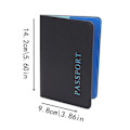 Miniatyrbilde 2 av 10: Passholder Protector Case Cover SORT Black