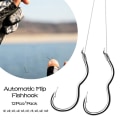 Miniatyrbilde 8 av 10: 12 stk/pakke fiskekrok Automatisk flip fiskekrok 1 1