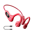 Pikkukuva 1 / 10: Bone Conduction -kuulokkeet Langattomat nappikuulokkeet RED Red