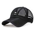 Miniatyrbillede 1 af 10: Solbeskyttelseshætter Full Mesh Hatte SORT black