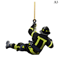Pikkukuva 1 / 9: 2 kpl Firefighter-riippuvainen auton avaimenperä C C C