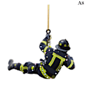Pikkukuva 1 / 9: 2kpl Firefighter-riippuvainen auton avaimenperä H H H
