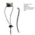 Miniatyrbillede 3 af 10: Lizard Ornament Pet Hat SORT FAST BETALING FAST BETALING Black Fixed payment-Fixed payment