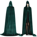 Miniatyrbild 4 av 10: Velvet Cloak Cape Ghost Capes RÖD red