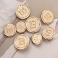 Miniatyrbilde 9 av 10: 20 stk Metall Bokstav B-knapper Skjorteknapper GULL 20MM20STK 20STK gold 20MM20pcs-20pcs