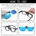 Miniatyrbilde 2 av 10: Clip-on solbriller Polarisert SPEIL GULL SPEIL GULL Mirrored Gold