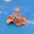 Miniatyrbillede 1 af 10: Frog Display Holder Krystalkugle Base F F F