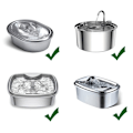 Miniatyrbilde 10 av 10: Pet Founian Filter Vannfiltre 4 STK & 4 ​​STK 4 STK & 4 ​​STK 4Pcs & 4Pcs