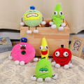 Miniatyrbillede 5 af 10: Shovelware Brain Game Banana Plys Legetøj Donut 01 01