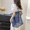 Pikkukuva 10 / 10: Mesh Mesh Net Tote MUSTA black