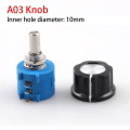 Miniatyrbilde 1 av 10: 2stk 3590S-2-103L Potensiometer Multiturn 10STK A3 KNAPP 10STK 10pcs A3 Knob