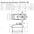 Miniatyrbillede 2 af 10: Digital Servo Servo Motor DS5180-180 DS5180-180 DS5180-180