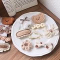 Miniatyrbillede 4 af 10: 2 stk Plyshårclips Hårklemmer 5 5 5
