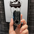 Miniatyrbillede 4 af 8: Bilnøglekasse Auto Shell Fob SORT Black