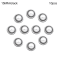 Miniatyrbild 1 av 10: 10st Pearl Clothing Knappar Skjorta Knappar SVART 15MM10ST 10ST black 15MM10pcs-10pcs