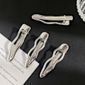 Pikkukuva 6 / 10: 3kpl Wave Barrettes Duckbill Clip NELIÖAALTO SQUARE WAVE Square Wave