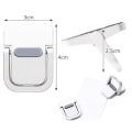 Miniatyrbillede 2 af 10: Laptop Stand Tastatur Holder SORT ENKELT LAG ENKELT LAG black single layer-single layer