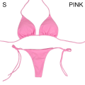 Miniatyrbillede 1 af 10: Bikinisæt badedragt PINK S pink S