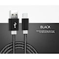 Pikkukuva 1 / 10: USB-C-johto Type-C latauskaapeli MUSTA 2 METER Black 2 Meter