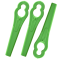 Miniatyrbillede 5 af 10: 100 stk./sæt Plastikblade Græs Trimmerblad GRØN green