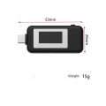 Miniatyrbilde 6 av 6: USB C Strømmåler Monitor Multifunksjonell USB Tester Lader