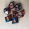 Miniatyrbild 6 av 10: 7 st/ set DND-tärningar polyedriska tärningar 02 02 02