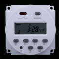 Miniatyrbilde 8 av 8: 12V DC Programmerbar Digital 12V Timerstyrt Bryter