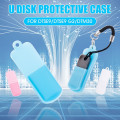 Miniatyrbilde 10 av 10: 10 stk U Diskoppbevaringsveske U Diskdeksel TRANSPARENT transparent