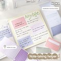 Miniatyrbilde 8 av 10: 256 STK/Eske Memo Pad Study Sticky Note 02-GRADIENT GREEN 02-Gradient Green