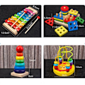 Pikkukuva 2 / 10: Baby Sensoriset Lelut Palapeli Rainbow Blocks 2 2 2