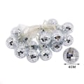Miniatyrbilde 2 av 10: Disco Ball Speil Lampe Scene Refleksjon Lampe MULTICOLOR 3M multicolor 3M 20LED-3M 20LED