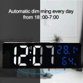Miniatyrbillede 5 af 10: Digital Vægur Elektronisk LED Ur 3 3