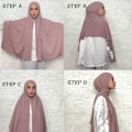 Miniatyrbillede 9 af 10: Lange muslimske tørklæder Hovedtørklæde LYSGRÅ LYSGRÅ light grey