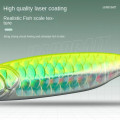 Miniatyrbilde 8 av 9: Feather Metal Fishing lokker Flytende Minnow Baits GRØNN 25G 25G green 25g-25g