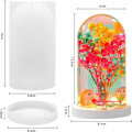 Miniatyrbillede 2 af 6: Harpiksform Silikoneform HVID LYS--2 STK HVID LYS--2 STK White light--2Pcs