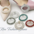 Miniatyrbillede 3 af 9: Rhinestone Shoe Clip Shiny Decorative Clip 1 1 1