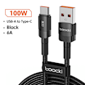 Miniatyrbilde 1 av 10: Mobil Datakabel Ladekabel SORT 2M Black 2m