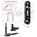 Miniatyrbillede 8 af 10: Mountainbike hydraulisk skivebremsekaliber 8 8 8