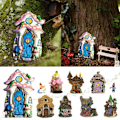 Miniatyrbilde 5 av 9: Miniatyr Fairy Elf Door Fairy Door F F F